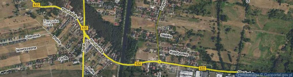 Zdjęcie satelitarne Świetlana ul.